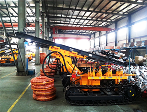 KG910A/YC910A Reinforced Semi-hydraulic Surface DTH Drilling Rig