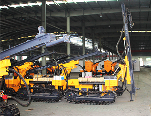 KG910A/YC910A Reinforced Semi-hydraulic Surface DTH Drilling Rig