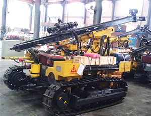 KG910E/YC910E Reinforced Semi-hydraulic Surface DTH Drilling Rig