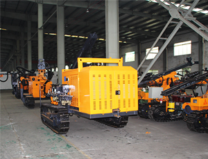 KG935S/YC935S Reinforced Semi-hydraulic Surface DTH Drilling Rig