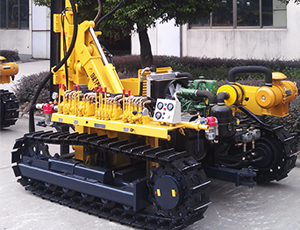 KY100/YC100 Semi-Hydraulic Surface DTH Drilling Rig