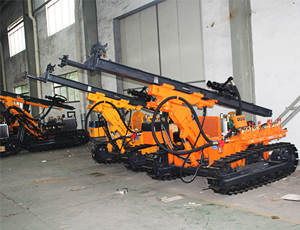 KY100/YC100 Semi-Hydraulic Surface DTH Drilling Rig