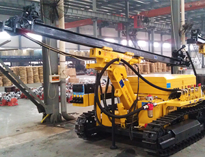 KY120 Semi-Hydraulic Surface DTH Drilling Rig