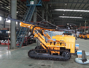 KY125 Semi-Hydraulic Surface DTH Drilling Rig